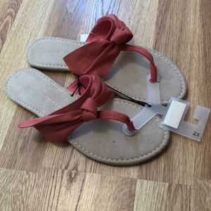 LC coral sandals